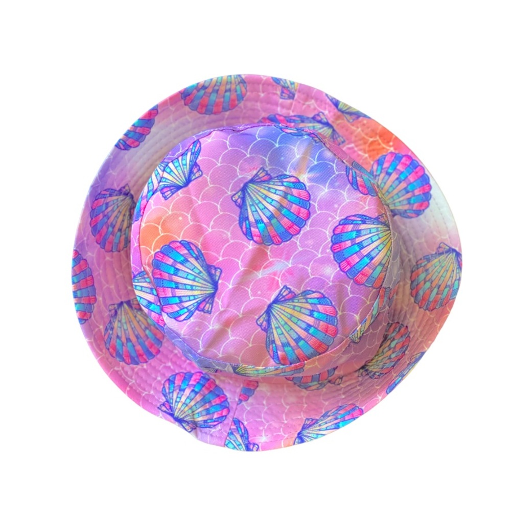 Mermaid Bucket Hat Reversible Women’s One Size NEW